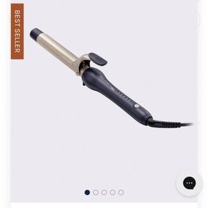 BIO IONIC GOLD PRO  Curling Iron 1.25" 24K Gold Ceramic Barrel clamp